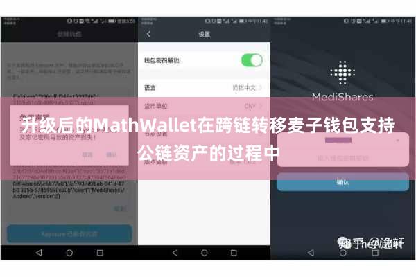 升级后的MathWallet在跨链转移麦子钱包支持公链资产的过程中