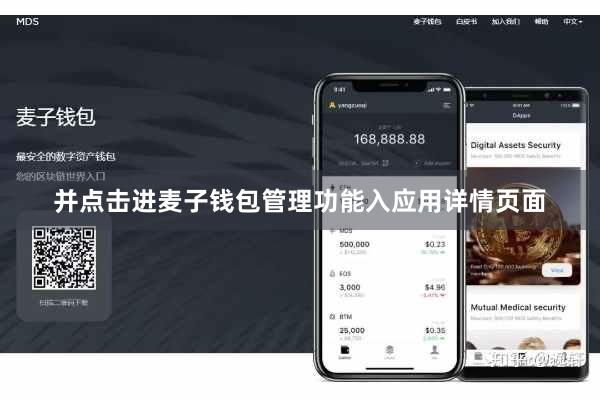 并点击进麦子钱包管理功能入应用详情页面